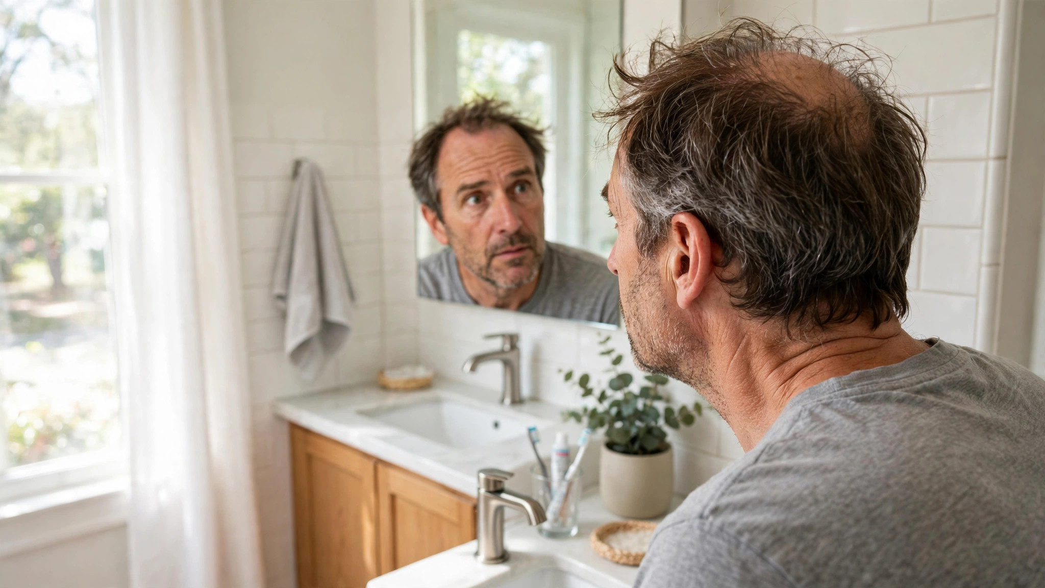 Male Pattern Baldness After 40: Causes and Treatments